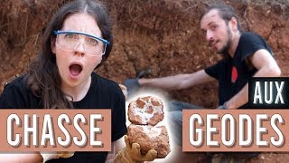 JE PARS A LA CHASSE AUX GEODES avec NATURE ET MINERAUX [upl. by Wildon]