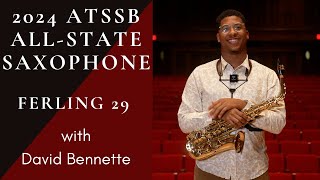 ATSSB AllState Ferling Ferling 29 Alto Baritone Saxophone [upl. by Greabe]