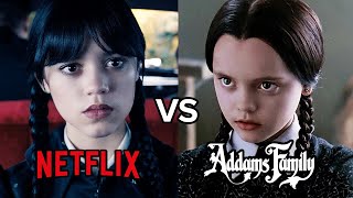 Wednesday Addams Netflix Show VS The Addams Family Movie 1991 [upl. by Nebur901]