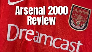 Unboxing the 2000 Arsenal Premier League Home Shirt with Thierry Henry 14 Nameset [upl. by Eidnarb]