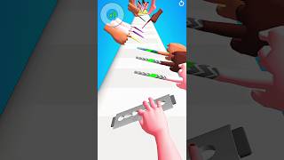 NAIL CUT RUN CHALLENGE Lvl  10 funnyvideos 어몽 games 3Dgame [upl. by Enaht838]