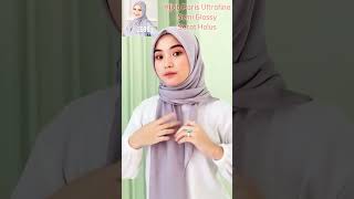 Jilbab Segi Empat Polos Paris Ultrafine shorts shortvideo shortsvideo [upl. by Larred]