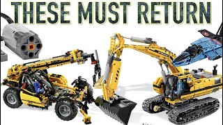 10 Desperately Needed LEGO Technic Remakes [upl. by Auahsoj502]