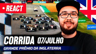 F1 REACT AO VIVO  GP DA GRÃBRETANHA DE 2024 [upl. by Itsirhc]