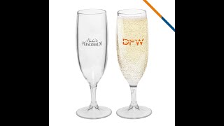 AU GW4D Algo Plastic Champagne Flutes  67 OZ [upl. by Irim]