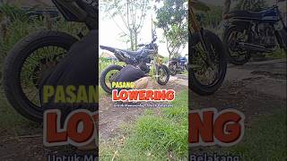 Pasang Lowering Penurun Shock Belakang [upl. by Lovich]