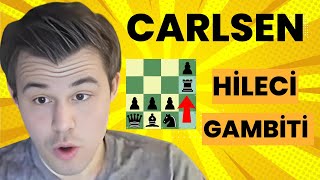 CARLSEN HİLECİ GAMBİTİ YAPTI [upl. by Svirad]