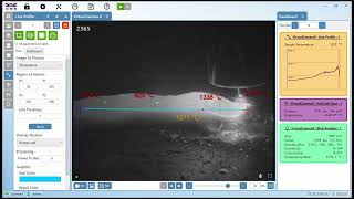 A GMAW Welding Process with Line Profile and Pixel Reader Measurement Tools [upl. by Elexa]