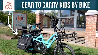 Top Tern GSD Cargo Bike Accessories for Carrying Kids [upl. by Sarid]