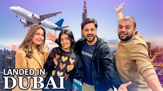 HUM DUBAI PHOUNCH GAYE ♥️  New Year Trip Shuru 😍 [upl. by Unders]