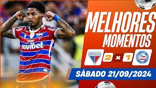 ⚽️ Melhores Momentos  Fortaleza 2 X 1 Bahia com golaço de Marinho  golsdehoje futebolbrasileiro [upl. by Iaras]