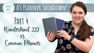 Part Four  A5 Unstacked Wonderland 222 vs A5 Common Planner  A5 Planner Showdown Mandy Lynn Plans [upl. by Hogan]