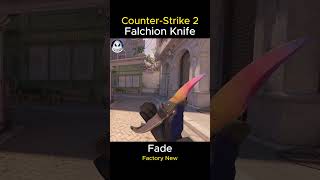 FALCHION KNIFE  Fade 2024  Factory New FN  Skin ShowcaseAnimation CS2 [upl. by Kiran]