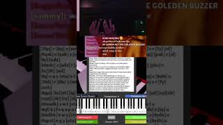 HOST accused of HACKING when playing piano in Roblox Got Talent [upl. by Tull]