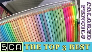 The Top 3 BEST Colored Pencils In The World  Polychromos  Caran D Ache  Holbein [upl. by Nivaj717]