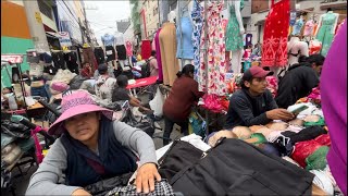 Tour Incrível pelo BRÁS  BLUSAS a Apenas R10 nas bancas de rua da Feira da Madrugada [upl. by Euqenimod]