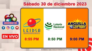 Lotería Nacional LEIDSA y Anguilla Lottery en Vivo 📺│Sábado 30 de diciembre 2023 855 PM [upl. by Enimrac]