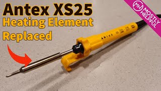 Antex XS25 Soldering Iron  Replacing heating element [upl. by Arlee401]