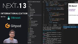 Internationalization i18n your Nextjs 13 app using i18next [upl. by Farlay]