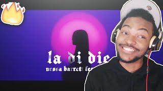 Nessa Barrett  la di die feat jxdn Official Music Video  REACTION [upl. by Imehon]