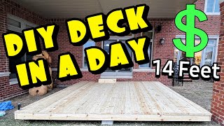 💰Cheap DIY Floating Deck💰 [upl. by Janus931]