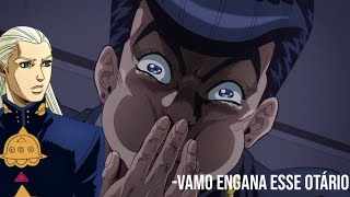 josuke e mikitaka enganando Rohan no jogo de dados Rohan Jojodiamond is unbreakable [upl. by Sixla]