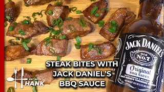 Air Fryer Steak Bites with Jack Daniels BBQ Sauce [upl. by Aliak116]