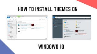 How to INSTALL THEMES on WINDOWS 10  Simplify 10 [upl. by Aihsital]