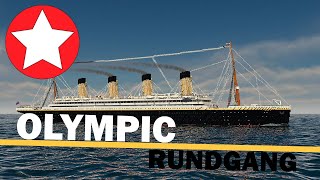 Minecraft RMS Olympic  RUNDGANG Die alte Zuverlässige als Blaupause der OlympicKlasse [upl. by Gauntlett]