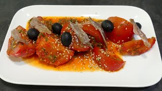 SALADE DE TOMATES ANDALOUSE [upl. by Eleni258]