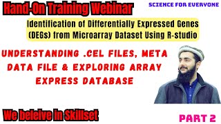 Microarray Data Analysis  Exploring Biological databases amp Understanding expression files  Hindi [upl. by Einuj]