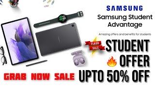 Samsung Student Offer 🎓  Upto 50 Off 🔥  LaptopTabletMobiles 😳  Grab Now Deals 📱 [upl. by Karalee]