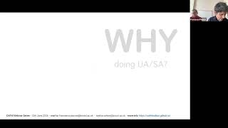 DAFNI Webinar  Dr Francesca Pianosi and Saskia Salwey [upl. by Wye]