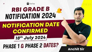 RBI Grade B 2024 Notification  RBI Grade B Expected Exam Date  RBI Recruitment  RBI Latest Update [upl. by Valentine616]