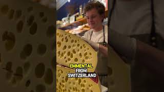 How emmental cheese is cut with thread shorts [upl. by Mintz193]