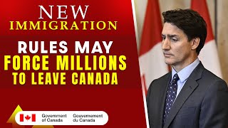 New Immigration Rules That May Force Millions to Leave Canada  Canada Immigration 2025 [upl. by Sairacaz]