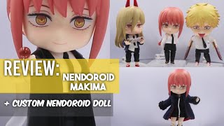 Review Nendoroid Makima from Chainsaw Man  Custom Nendoroid Doll [upl. by Temp630]