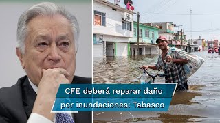 “A mí me da risa” dice Bartlett sobre presunta demanda por desfogue de presa Peñitas en Tabasco [upl. by Gillman]