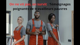 Leurs histoires vous briseront le cœur  La dure réalité des salariés smic en France témoignage [upl. by Cypro]