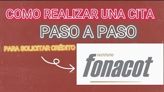 PASOS PARA REALIZAR CITA EN FONACOT 🤑 [upl. by Atiekram169]