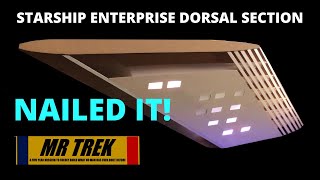 17 MY 125 SCALE USS ENTERPRISE MODEL and how I worked out the interior of the dorsal section [upl. by Tegdirb909]