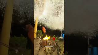 Molten metal firework [upl. by Sergio]