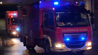 GWWASSERRETTUNGATEMSCHUTZ GWHYGIENE amp Mehr Feuerwehr ESSEN auf EINSATZFAHRT  Alarmierung [upl. by Eeb]