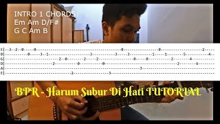 BPR  Harum Subur Di Hati intro amp solo tab [upl. by Selmore]