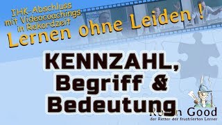 Kennzahl Begriff und Bedeutung [upl. by Sisi687]