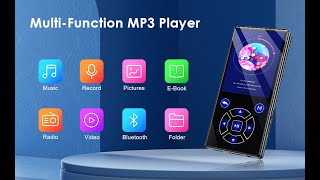 Fohil 128GB MP3 Player with Bluetooth 50 [upl. by Pietje]