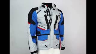 Alpinestars Honda Andes V3 Drystar Motorcycle Jacket [upl. by Halihs546]