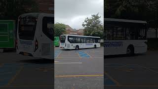 Travelmasters Enviro200 MMC SC67 ZHD departs Redhill station 22092024 [upl. by Atnauq639]