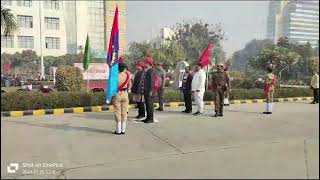 75th Republic Day celebrated by NSS Cell Gurugram University Gurugram nssindia nss republicday [upl. by Gabi]