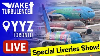 🔴LIVE Toronto Pearson Airport Plane Spotting ️✈️ CYYZ Live Stream [upl. by Loomis319]